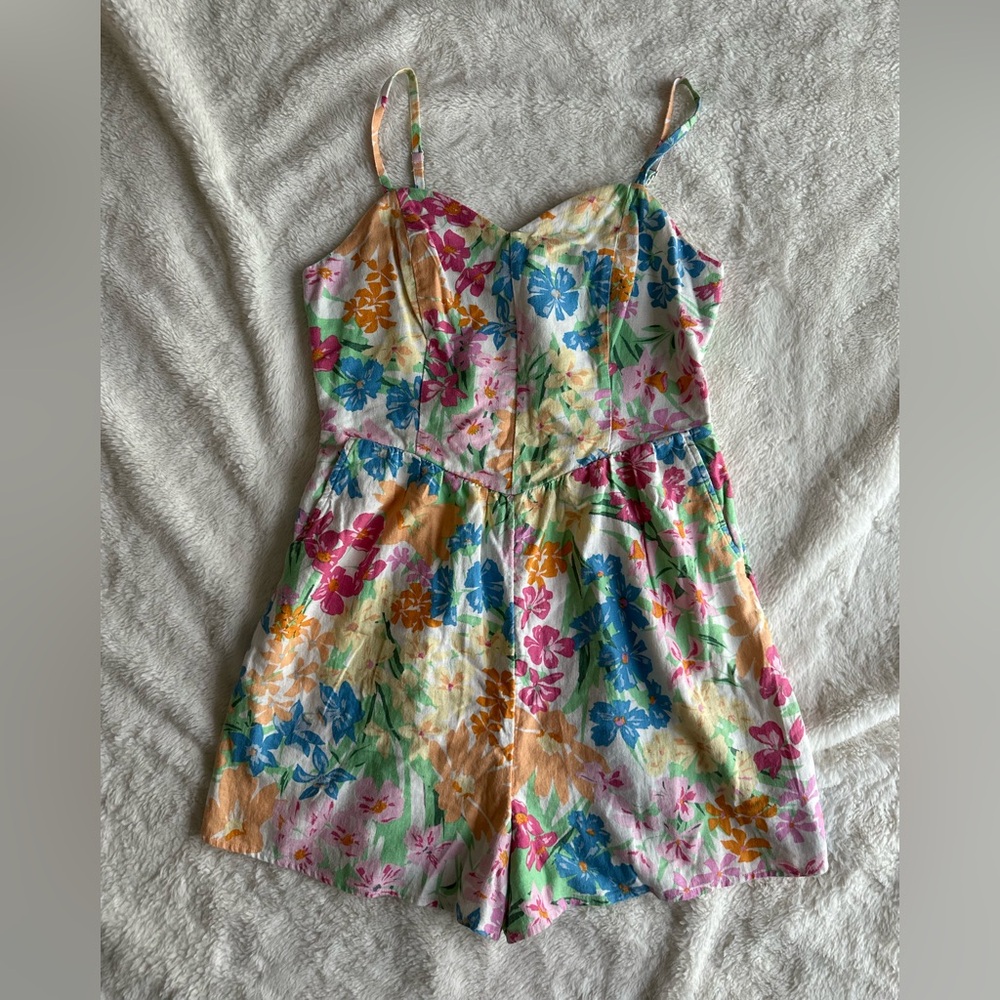Old Navy Floral Multicolor Jumpsuit